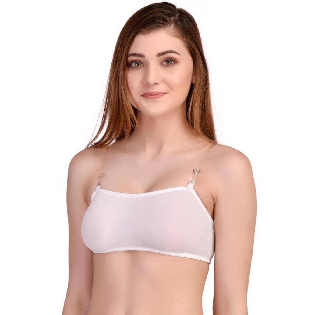 Women Tube Fashion Fit Bra White