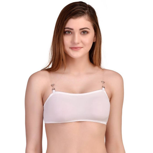 Women Tube Fashion Fit Bra White