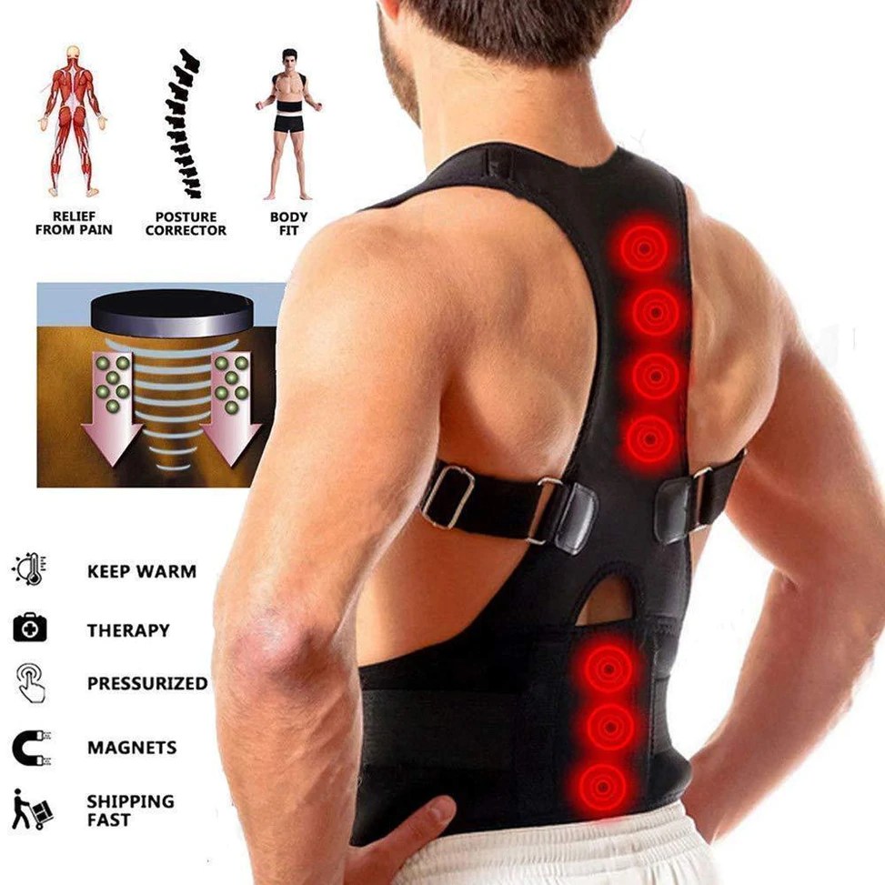 Premium Posture Corrector Shoulder Back Support Belt for Men and Women